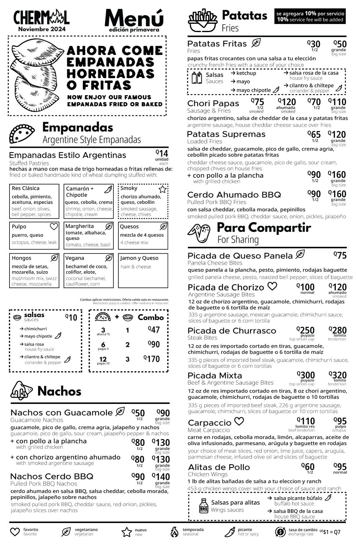 menu version side A